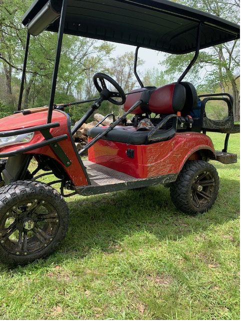 Custom cart being used for hunting and fishing — Tuscaloosa Custom Carts build